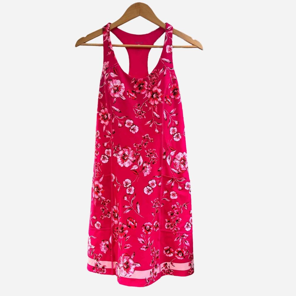 Johnny Was Tennis Dress Romper Misty Falls Pink NEW With Tags